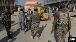 Сотрудники сил безопасности Афганистана. 