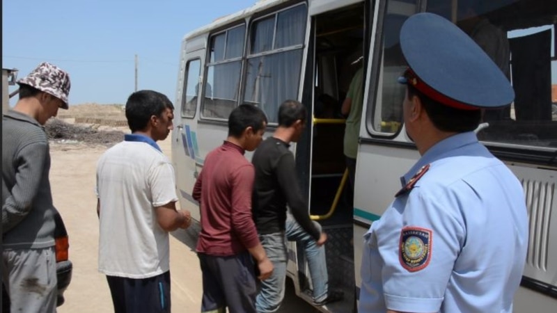 Полиция ЮКО: задержаны сотни иностранцев – «нарушителей режима пребывания»