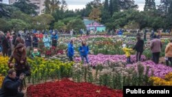 Никитский ботанический сад. 23 ноября 2016 года