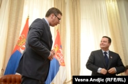 Predsednik i šef diplomatije Srbije: Aleksandar Vučić i Ivica Dačić