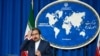 IRAN -- Iranian foreign ministry spokesman, Bahram Ghasemi speaks during a press conference on May 21, 2018, in Tehran.