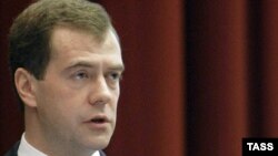 Russian President Dmitry Medvedev