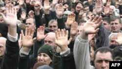 Opposition rally in Tbilisi