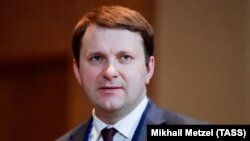 Russian Minister of Economic Development Maksim Oreshkin (file photo)