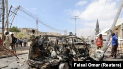 تصویری آرشیوی از انفجار بمب در سومالی