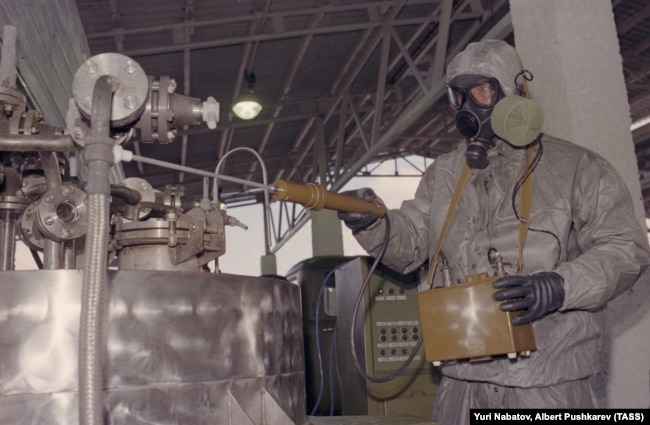 Передвижной комплекс для уничтожения химического оружия, 1987 год