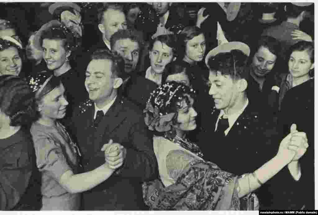 Новогодний бал в Колонном зале Дома Союзов, 1948 год
