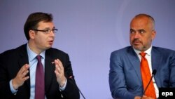 Aleksandar Vučić i Edi Rama