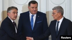 Željko Komšić, Milorad Dodik i Šefik Džaferović