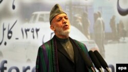 Presidenti afgan, Hamid Karzai.
