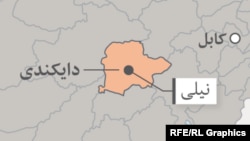 ولایت دایکندی در نقشه افغانستان 