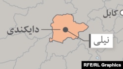 ولایت دایکندی در نقشه افغانستان 
