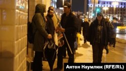 Поодинокі пікети на підтримку кримських татар у рамках «Стратегії 18», Москва, 18 жовтня 2017 року