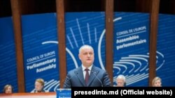 Președintele Igor Dodon la Adunarea Parlamentară a Consiliului Europei, Strasbourg, 29 ianuarie 2020