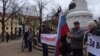 В Пскове прошел антивоенный митинг в память о Борисе Немцове