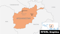 Harta e Afganistanit. 