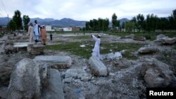 The site of Osama bin Laden's demolished compound in Abbottabad