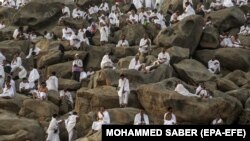 Молитва мусульман на горі Арафат