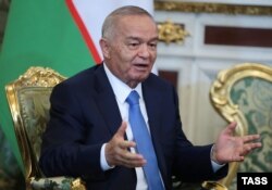 Президент Узбекистана Ислам Каримов. Москва, 26 апреля 2016 года.