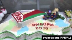 Aleksandr Lukaşenkonyň ses berýän saýlaw uçastogy, Minsk, 11-nji sentýabr, 2016