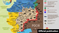 Ситуація в зоні бойових дій на Донбасі, 10 березня 2020 року. Інфографіка Міністерства оборони України
