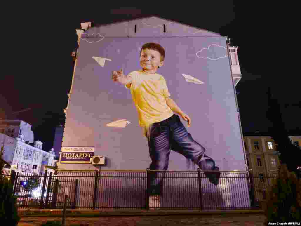 Boy With Darts, by Sacha Korban. 