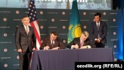 Kazakh Invest ва Оppenheimer Investment ўртасида битим имзоланмоқда