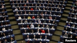Glasanje u Evropskom parlamentu u Strazburu