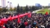 У Донецьку комуністи мітингували за Митний союз, а «Молодий Донбас» за Європу