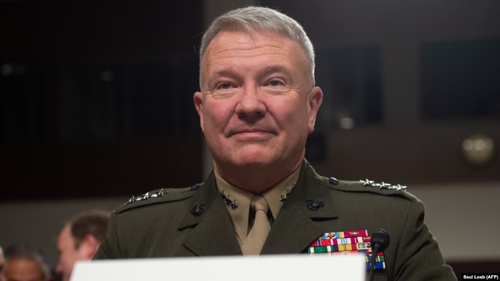 U.S. Central Command chief General Kenneth McKenzie says military has the resources to "deter" Iran.