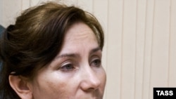 Russian journalist and staff member of the Chechen branch of the Memorial human rights center, Natalya Estemirova, in 2007