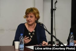 Biljana Stojkovic, profesoară de biologie de la Universitatea din Belgrad.