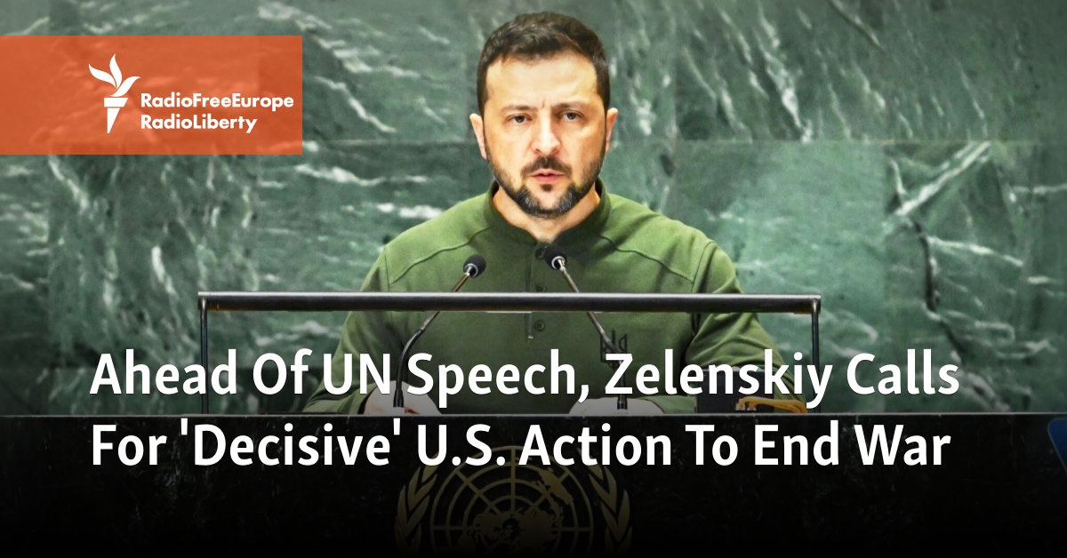 Russia Can Only Be Forced Into Peace, Zelenskiy Tells UN Security Council