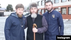 Глава Чечни Рамзан Кадыров, муфтий Чечни Салах Межиев и спикер парламента Чечни Магомед Даудов