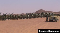 Батыс Сахарадағы "Полисарио майданы" қозғалысының әскері (Көрнекі сурет).