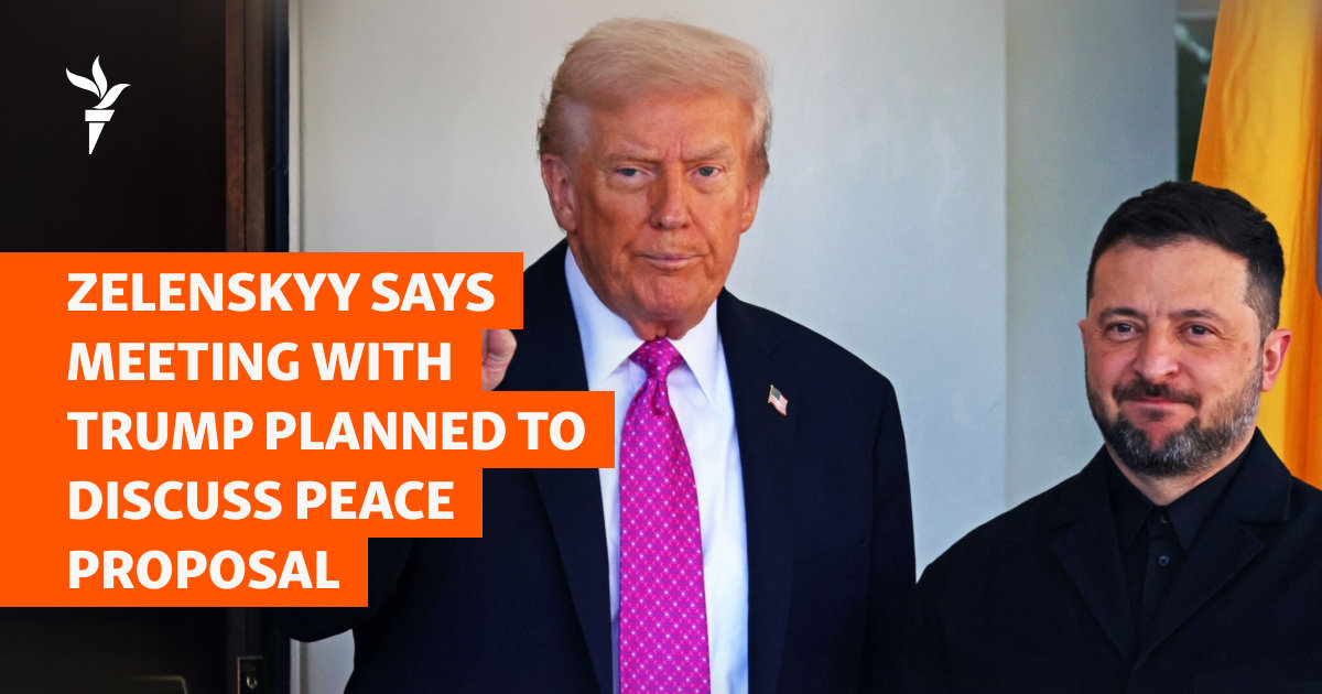 Zelenskyy Says Meeting With Trump Planned To Discuss Peace Proposal