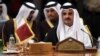 شیخ تمیم بن حمد آل ثانی، امیر قطر، یکی از دو رهبر حاضر در نشست شورای همکاری خلیج فارس بود.