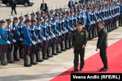 Kineski general Džang Jousjao i ministar odbrane Srbije Aleksandar Vulin, Beograd, 6. septembar