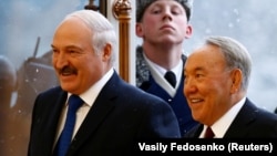 Аляксандар Лукашэнка і Нурсултан Назарбаеў, 2017 год