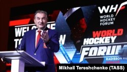 Россия хоккей федерацияси раиси Владислав Третьяк.