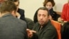 Hennadiy Korban at his trial in Kyiv on December 28. Ukrainian authorities say the influential tycoon and UKROP party leader is suspected of involvement in organized crime.