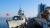 Фрегат Королевских Военно-морских сил Канады Toronto в порту Одессы. 1 апреля 2019