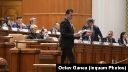 Ludovic Orban în parlament