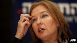 Tzipi Livni, ministrja izraelite e drejtësisë, njëherësh kryenegociatore për bisedimet paqësore me Palestinën (Ilustrim)