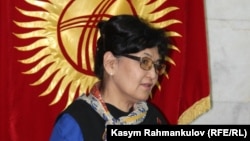 Kyrgyz lawmaker Gulnara-Klara Samat has been chosen as her country's ambassador to Russia. (file photo)