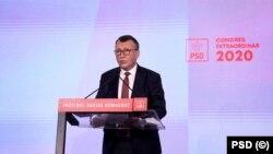 Paul Stănescu, la un congres al PSD, partid aflat în prezent la guvernare.