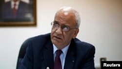 Fələstinin baş danışıqçısı Saeb Erekat