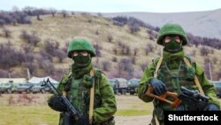 Российские солдаты в Крыму. 
