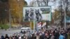 Протестующие на улицах Минска, 1 ноября 2020