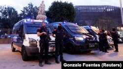 Барселонадагы полиция кызматкерлери